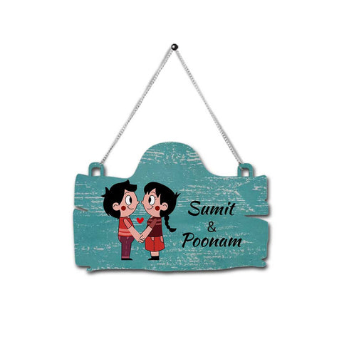 Personalised Couples Wall Hanging - Uncommongifts.in